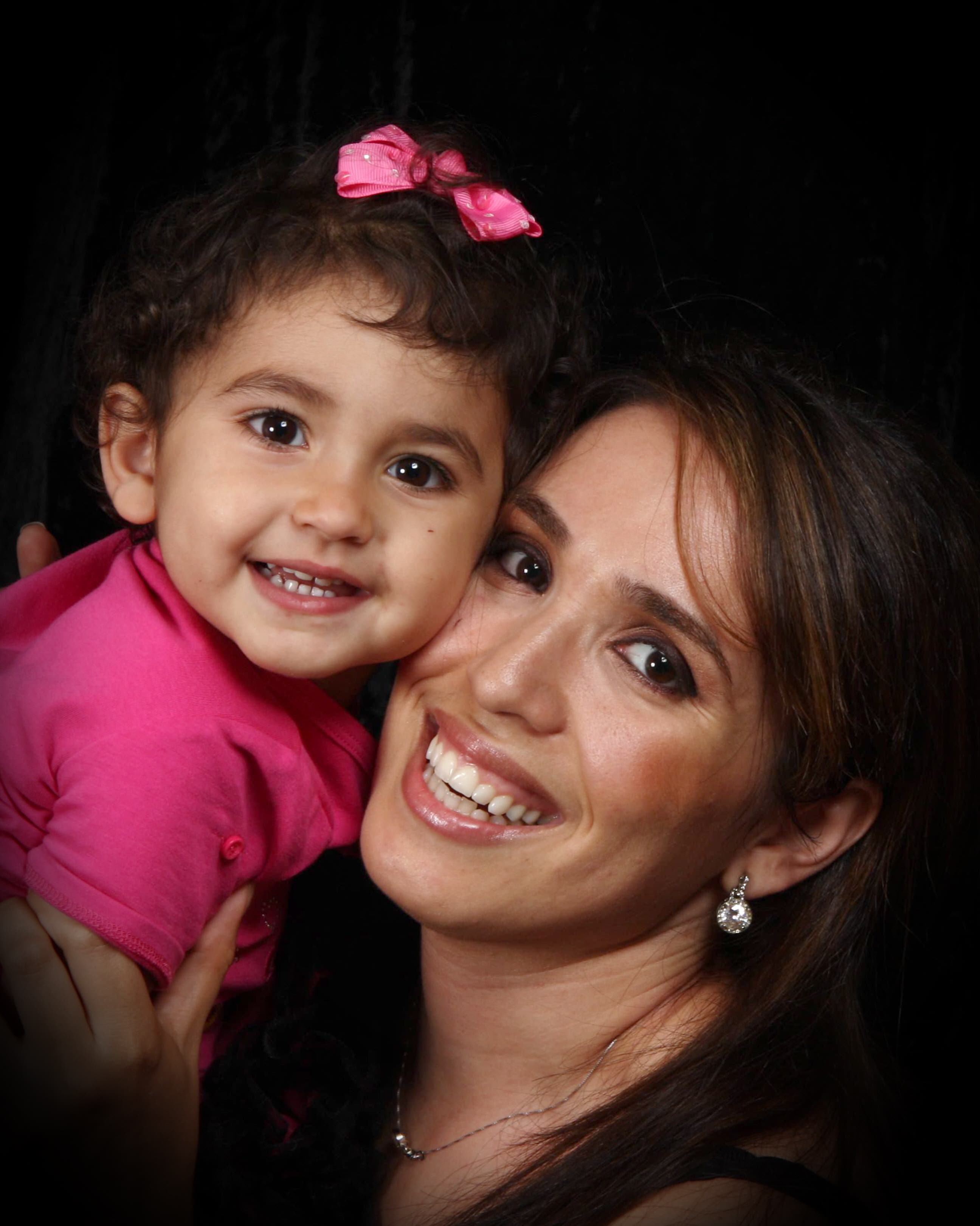 Dr. Molayem and her daughter Abigail