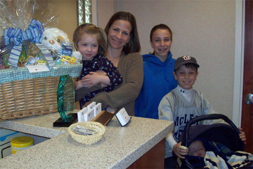 Winners of Dentists Love and Miller Easty Jelly Bean Contest