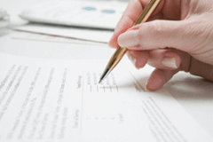 filling out forms