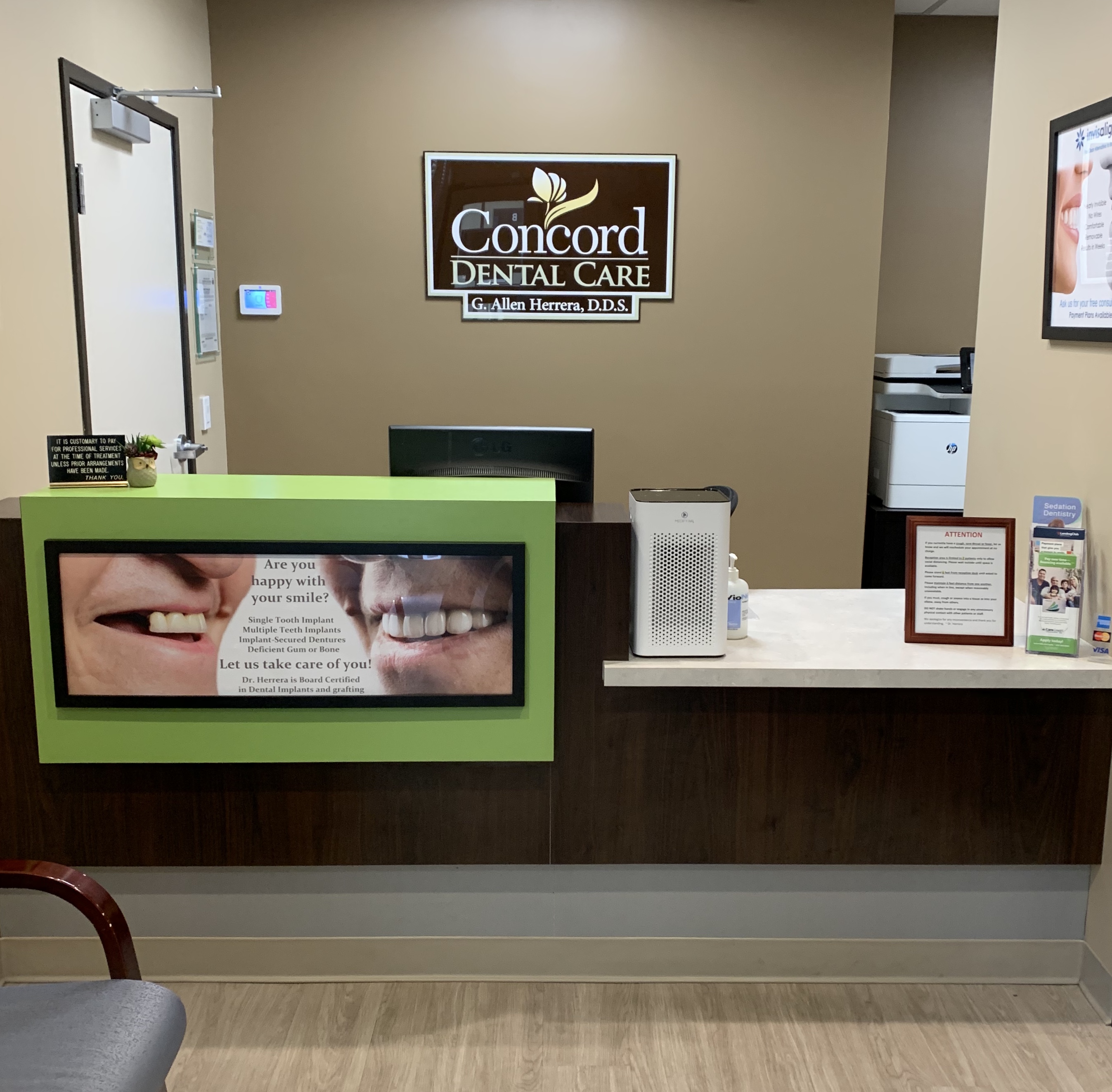 Concord Dental Practice Dr. G. Allen Herrera Concord Dental Care