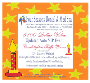 Updated Auto Body & Candlelighters Sponsor - Dr Jim Wright Cosmetic Dentist Las Vegas