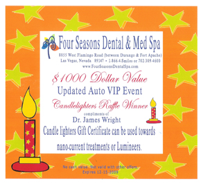 Updated Auto Body & Candlelighters Sponsor - Dr Jim Wright Cosmetic Dentist Las Vegas