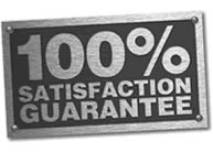 100% satisfaction guarantee
