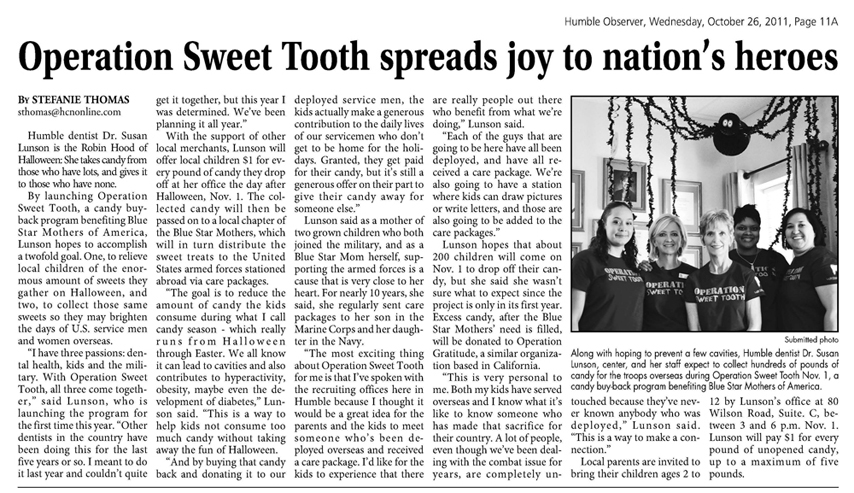 Humble Observer Operation Sweet Tooth