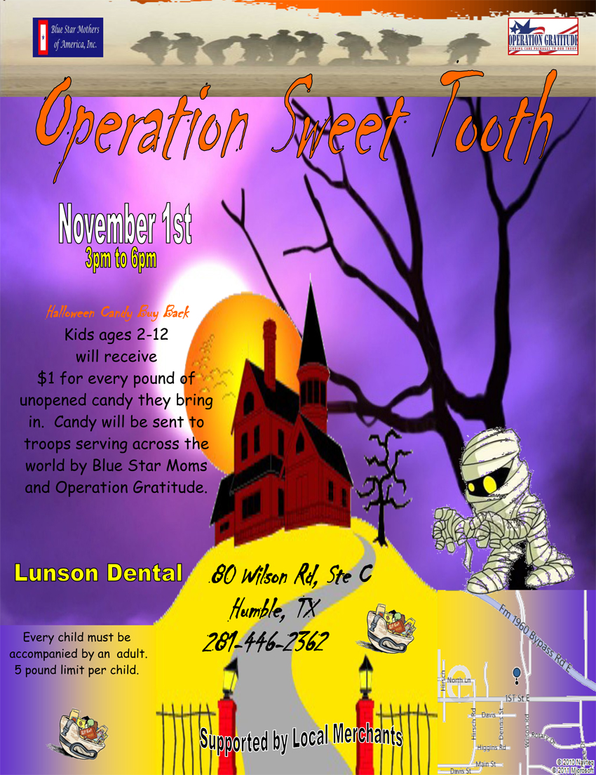 Operation Sweet Tooth Flyer