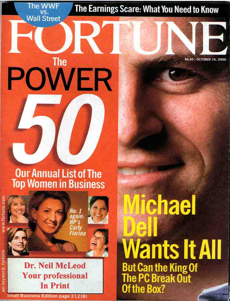Dr McLeod in Fortune Magazine