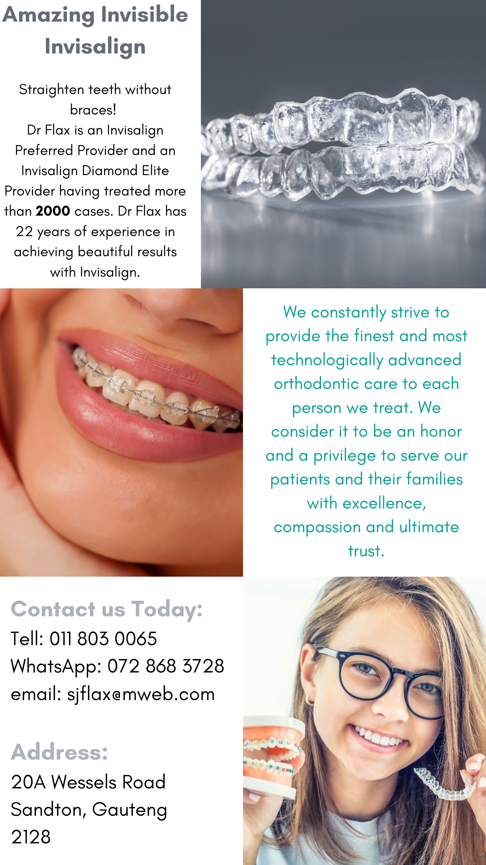 Sandton Orthodontist Dr. Steven Flax South Africa Orthodontics