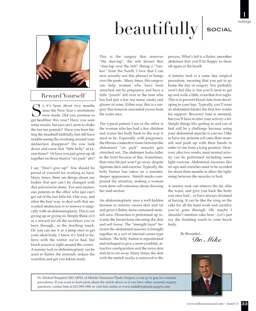 Liposuction-Dr. Michael Burgdorf-Murfreesboro-37067