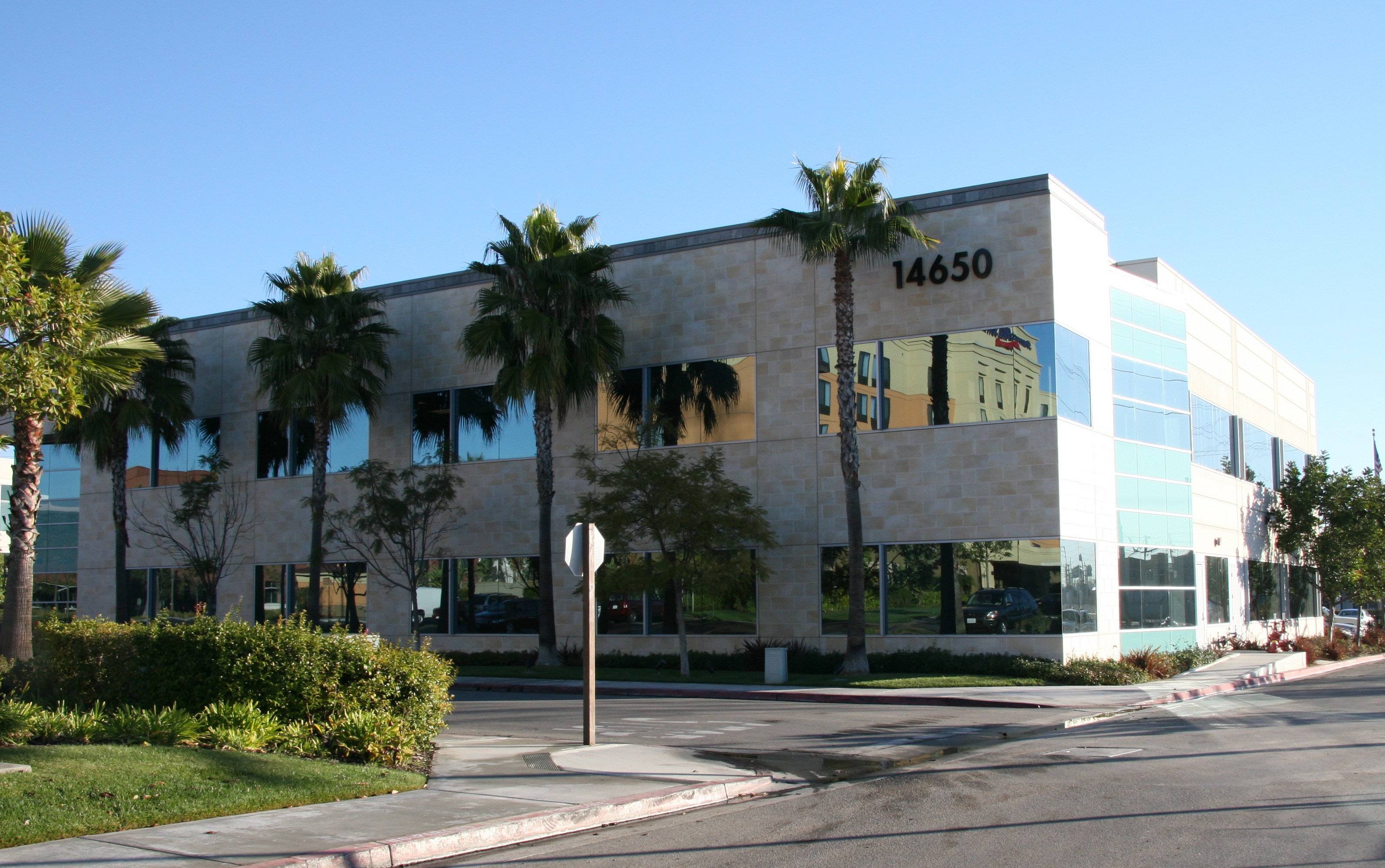front of office