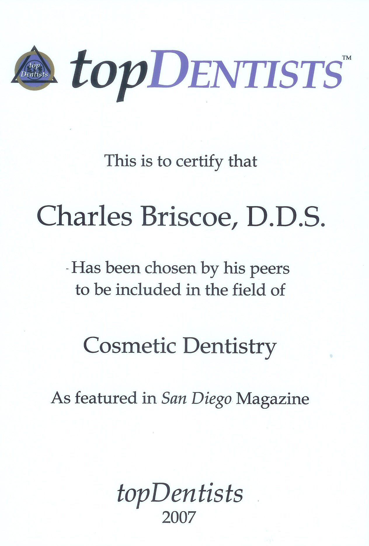 top dentist san diego